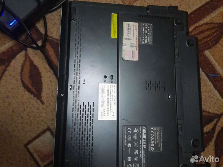 Ноутбук asus на запчасти