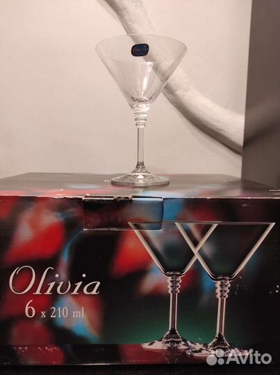 Бокал мартини 6шт