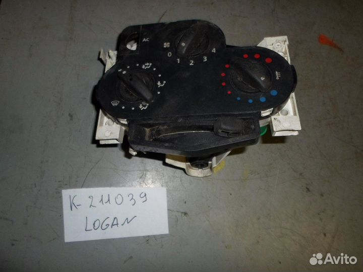 Блок управления отопителем (Renault Logan)