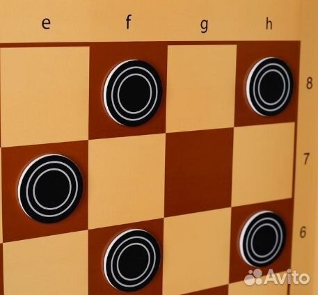 Демонстрационные шахматы и шашки магнитные, поле 7