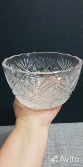 Хрустальная ваза