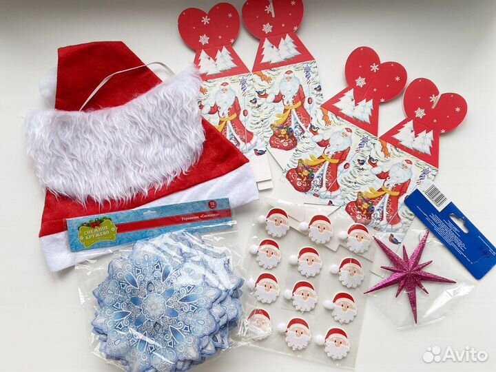 Новогодний декор новый для дома пакетом