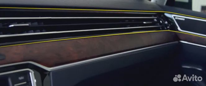 Молдинг красный для салона автомобиля (новый)