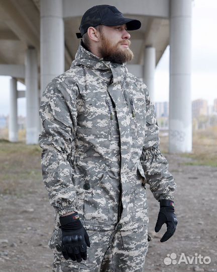 Костюм горка 5 Серая цифра Деми