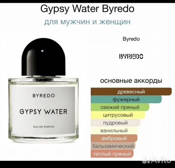 Парфюмерная вода Byredo духи в ассортименте 100 мл