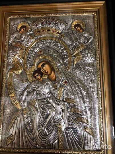 Серебряная икона