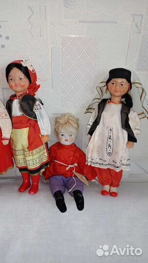 Куклы СССР в национальных костюмах