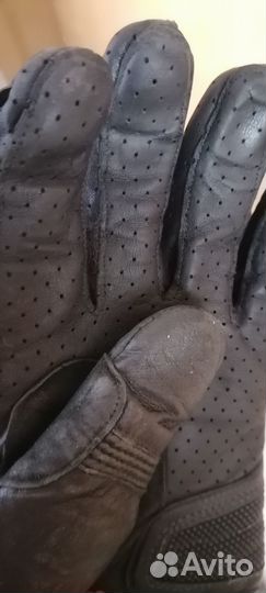 Мотоперчатки кожаные бу