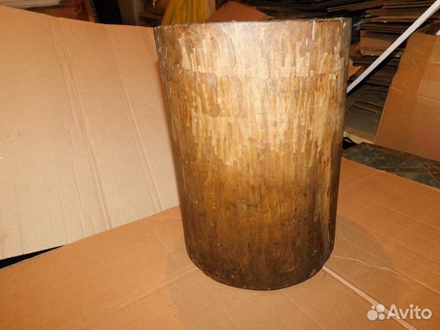 Антикварный, долбленый, липовый жбан-колода -мед