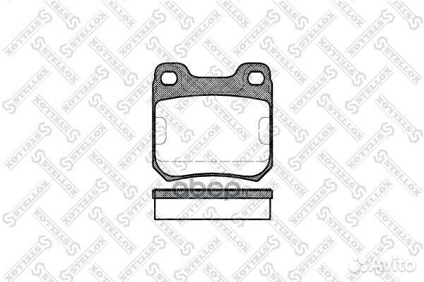 250 000SX 239 00FDB525 колодки дисковые з. Op