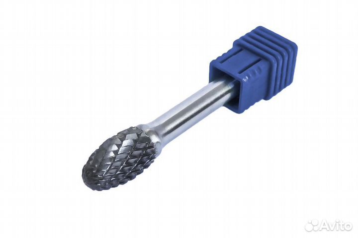 Шарошка сферическая вытянутая по металлу(12мм, хво