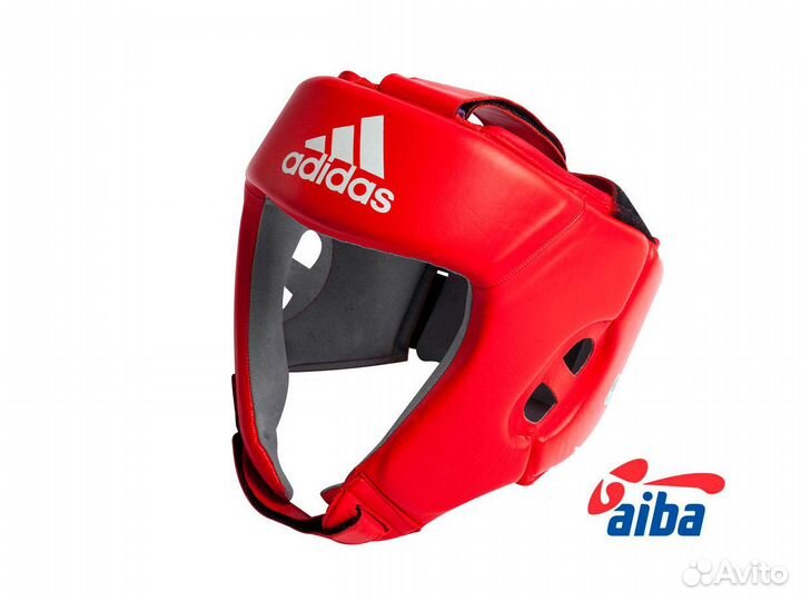 Шлем боксерский Adidas Aiba, S, кожа