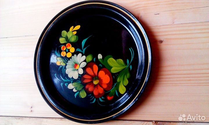 Тарелки (подносы) Жостово