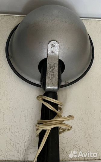 Синяя лампа рефлектор СССР