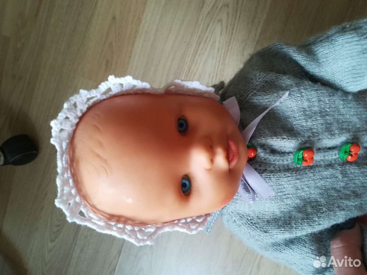 Комплект чепчик ажурный и пинетки