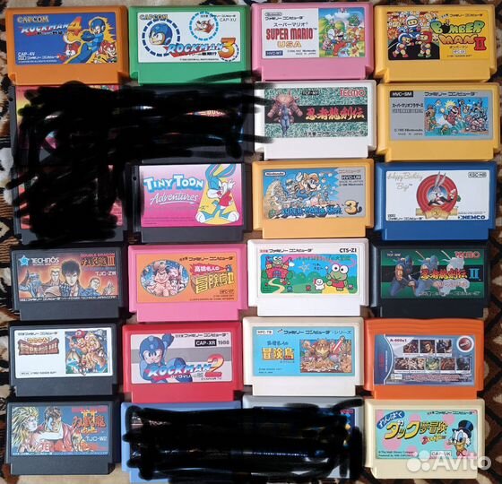 Famicom nes картриджи