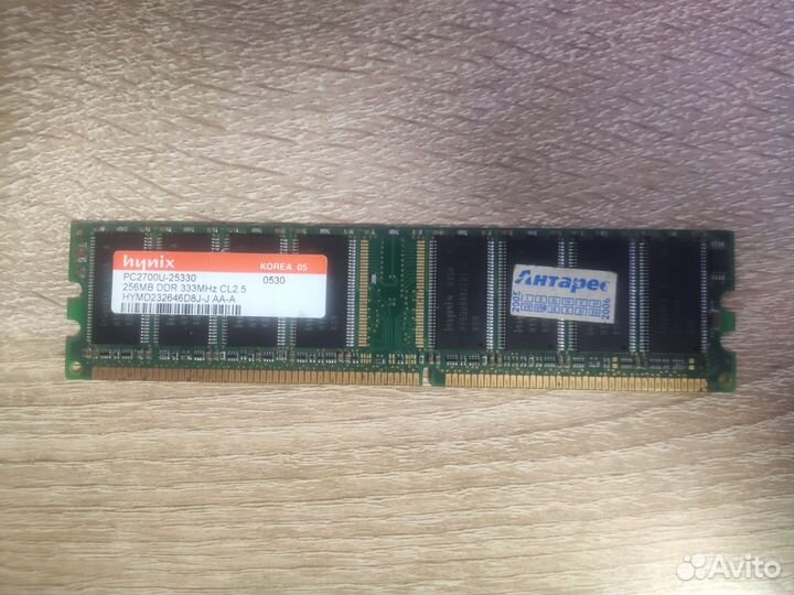 Оперативная память DDR 256-512 MB