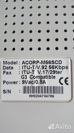 Модем Acorp M56SCD