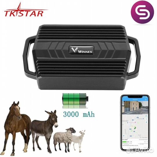Gps трекер для животных TK935 с увеличенным аккум