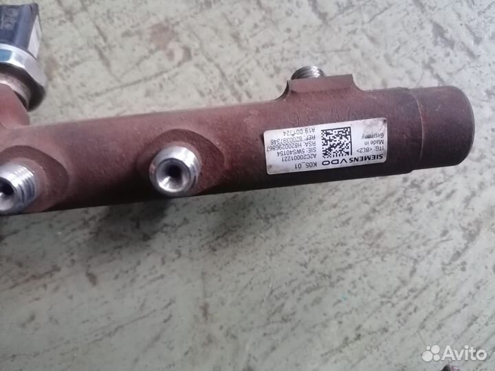 Renault 1,5dci k9k732 Siemens трубки и рампа