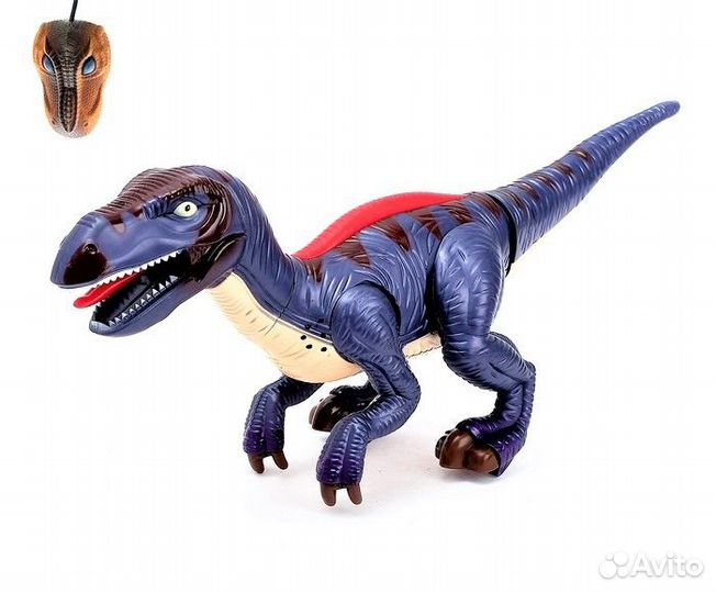 Динозавр Большой на Р/У с пультом, коробка 48*33см