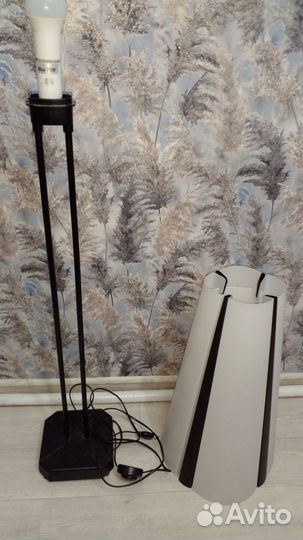 Торшер напольный с абажуром