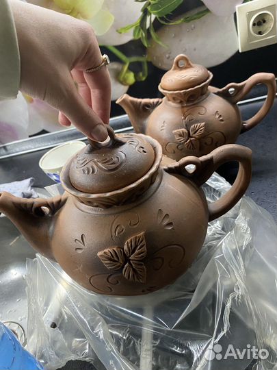 Чайник из глины
