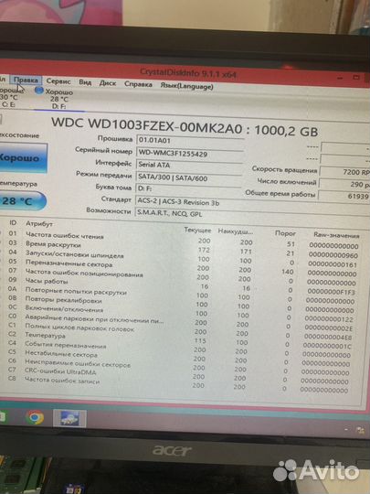 Жесткие диски 3.5 500гб-1000гб