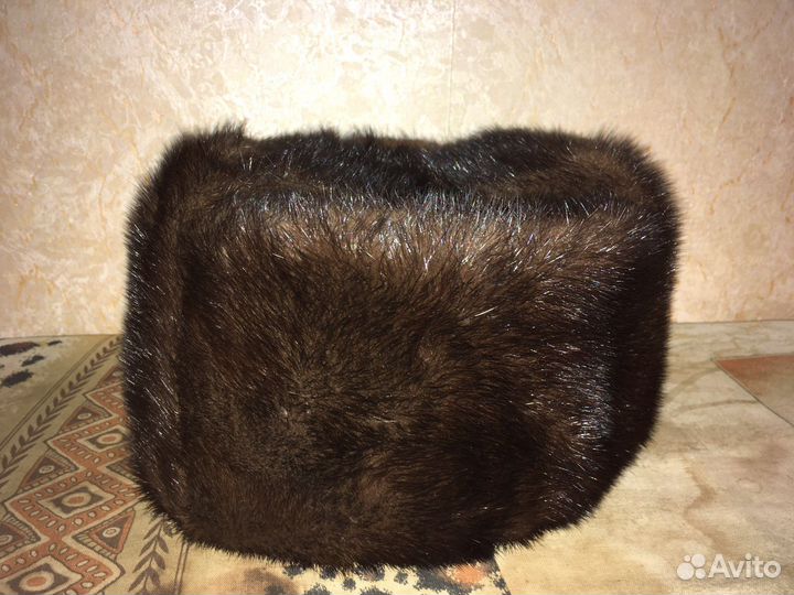 Норковая шапка мужская 58 размер