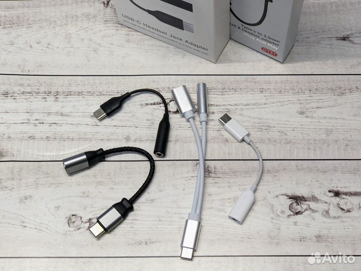 Переходник с type c на 3 5 новый
