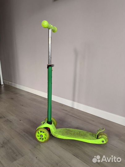 Самокат детский трехколесный бу