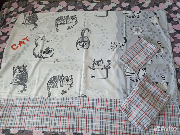 Постельное бельё детское на кровать 140*70