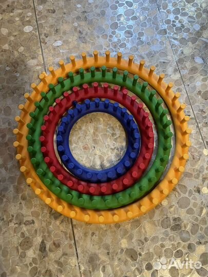 Набор для вязания на лумах + пряжа