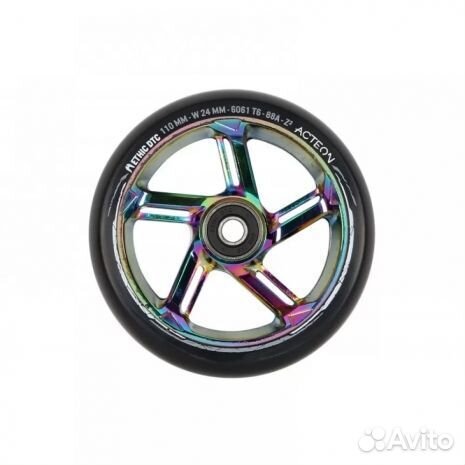 Колесо для самоката Ethic Acteon 110 mm rainbow