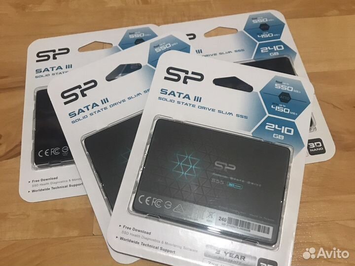 SSD накопитель Silicon Power Slim 240 гб