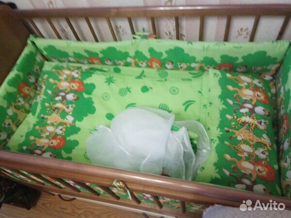 Набор из 7 предметов для кроватки (бортики)