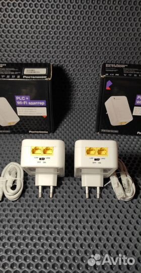 Plc адаптеры+Wifi Ростелеком, новые