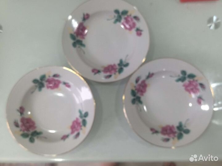 Тарелка Дулево 25см цена за три