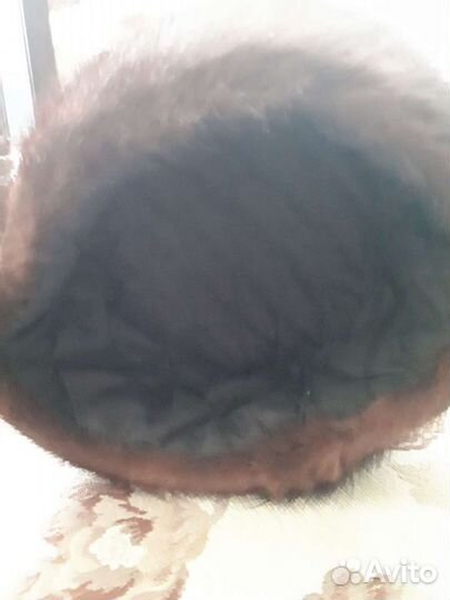 Норковая шапка женская