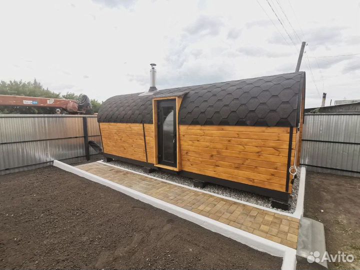 Баня бочка под ключ