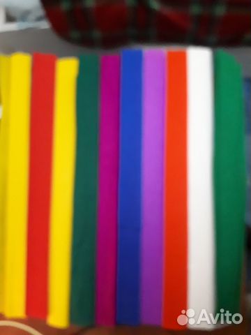 Бумага креповая для поделок и творчества