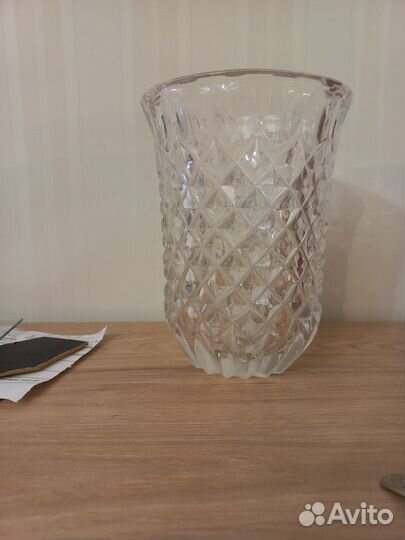 Ваза б/у хрустальная