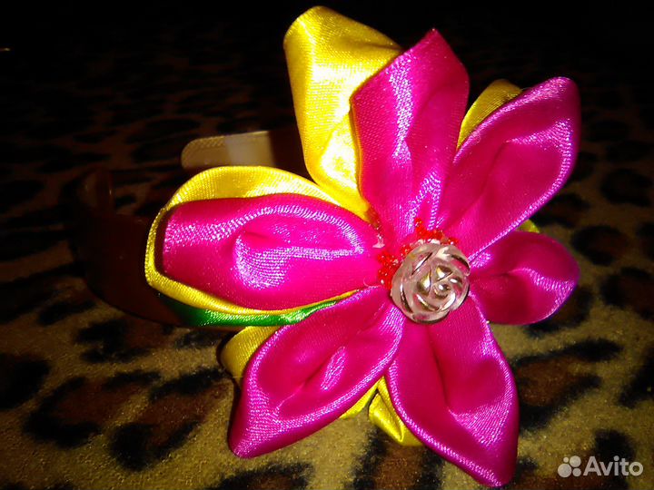 Ободок для волос ручной работы