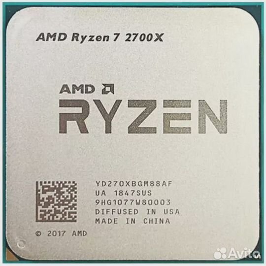 AMD Ryzen 7 2700x (AM4, 3.7 GHz, L3 16Mb)
