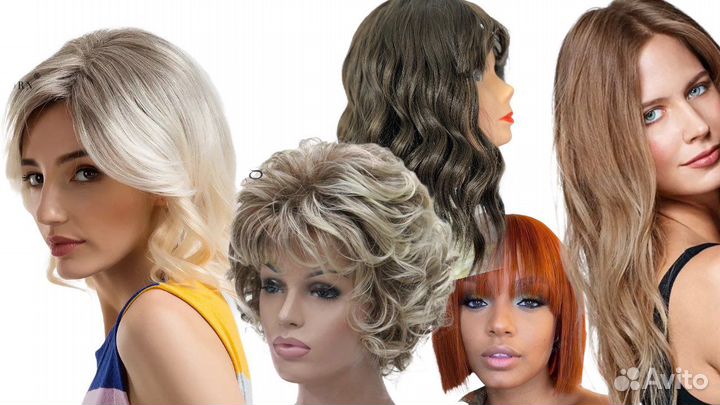 Парики из натуральных волос и из термоволокна