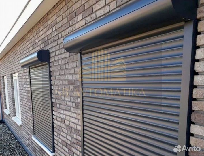 Гаражные секционные ворота рольставни