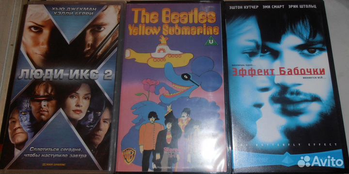 Видеокассеты VHS с фильмами