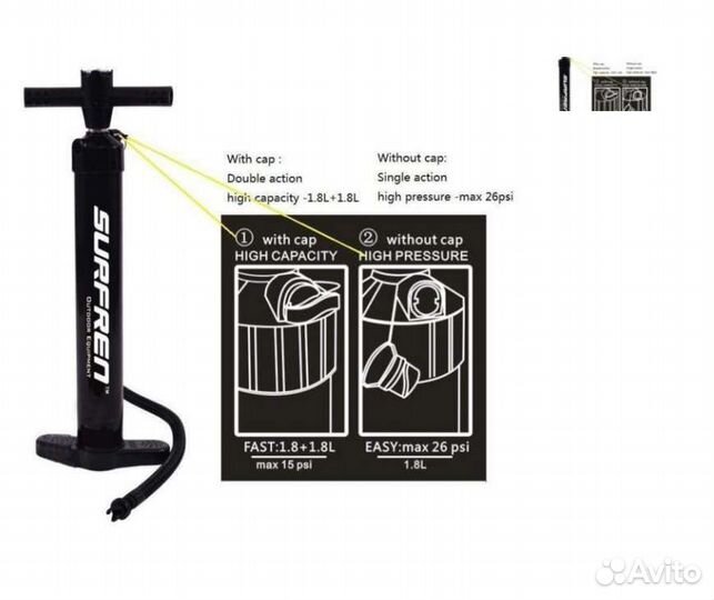 Весло, насос, сидушка для сапборда и комплектующие