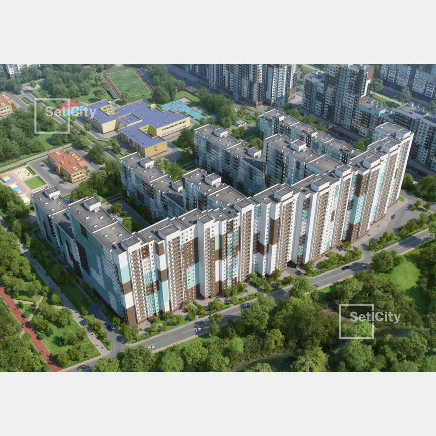 Квартира-студия, 25,4 м², 9/25 эт.