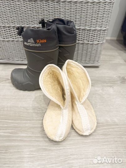 Зимние сапоги nordman 22-23 р